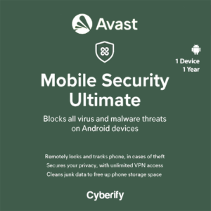 Avast Mobile Security Ultimate 1 Year 1 Device