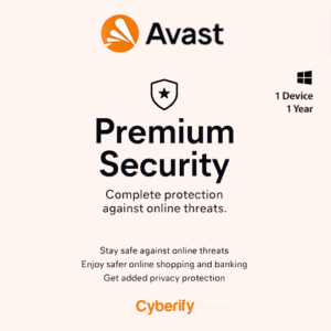 Avast Premium Security 1 Year 1 Device