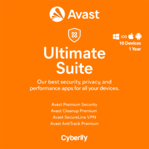 Avast Ultimate Suite 1 Year 10 Devices